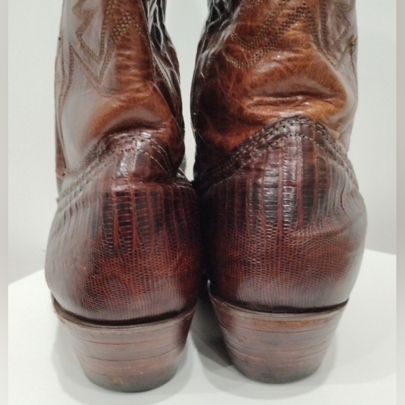 HANDMADE LEATHER REPTILE WESTERN BOOTS - Picture 2 of 14